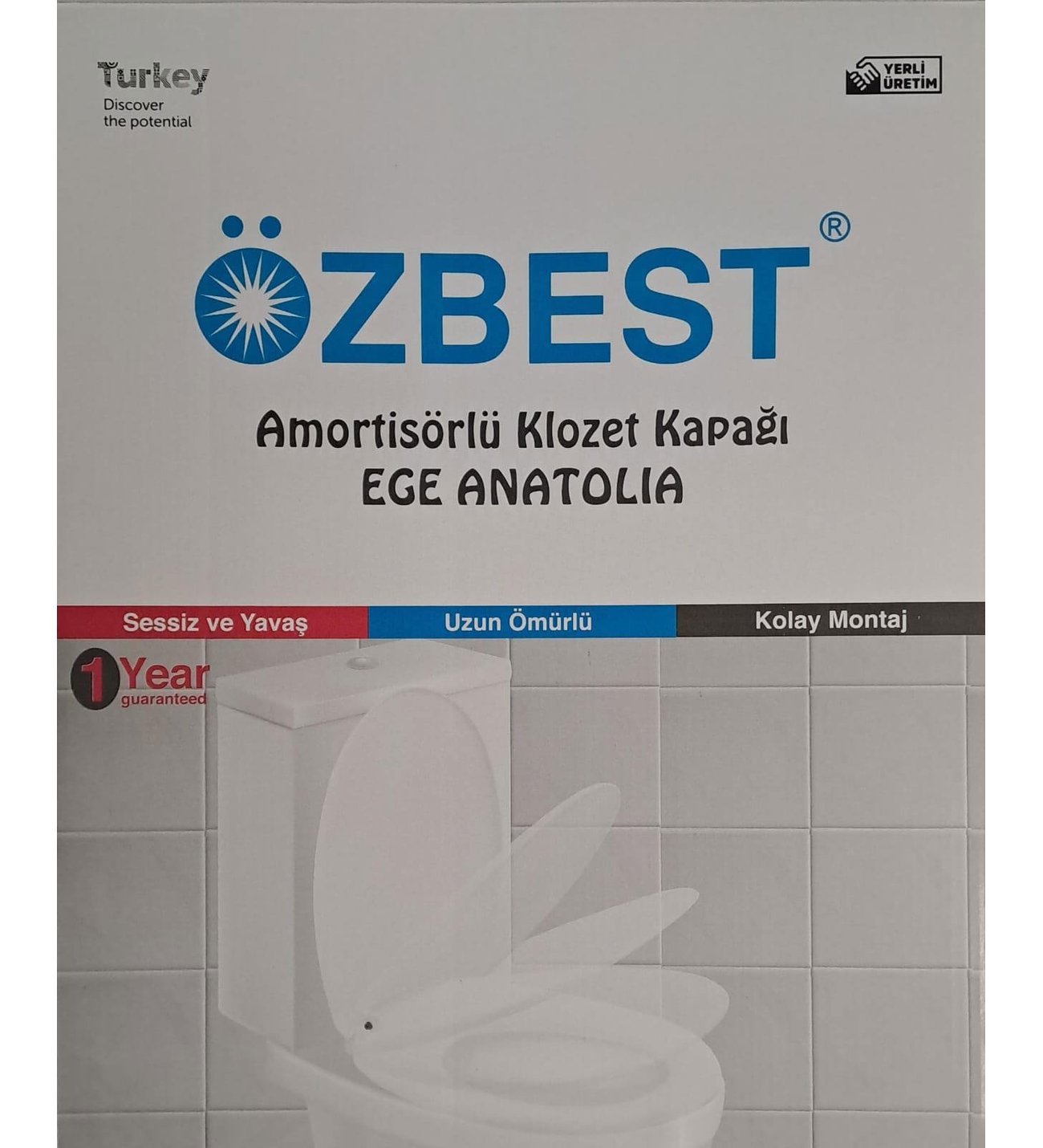 EGE ANATOLİA AMORTİSÖRLÜ KLOZET KAPAĞI